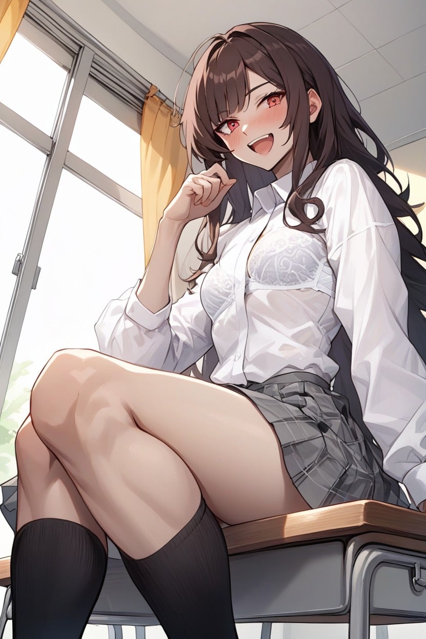 By The Window, Perfect Thumb And Four Fingers, Dynamic Angle Hentai AI Porn