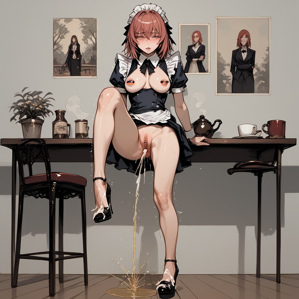 18+, High Heels, Pencil Thighs Hentai AI Porn