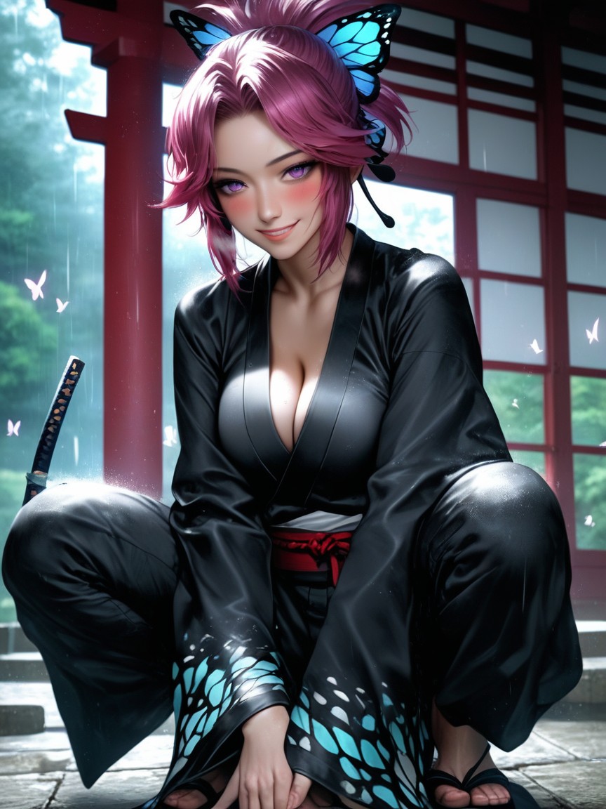 Looking At Viewer, Extensive Shading, Depth Of Field Hentai AI Porn