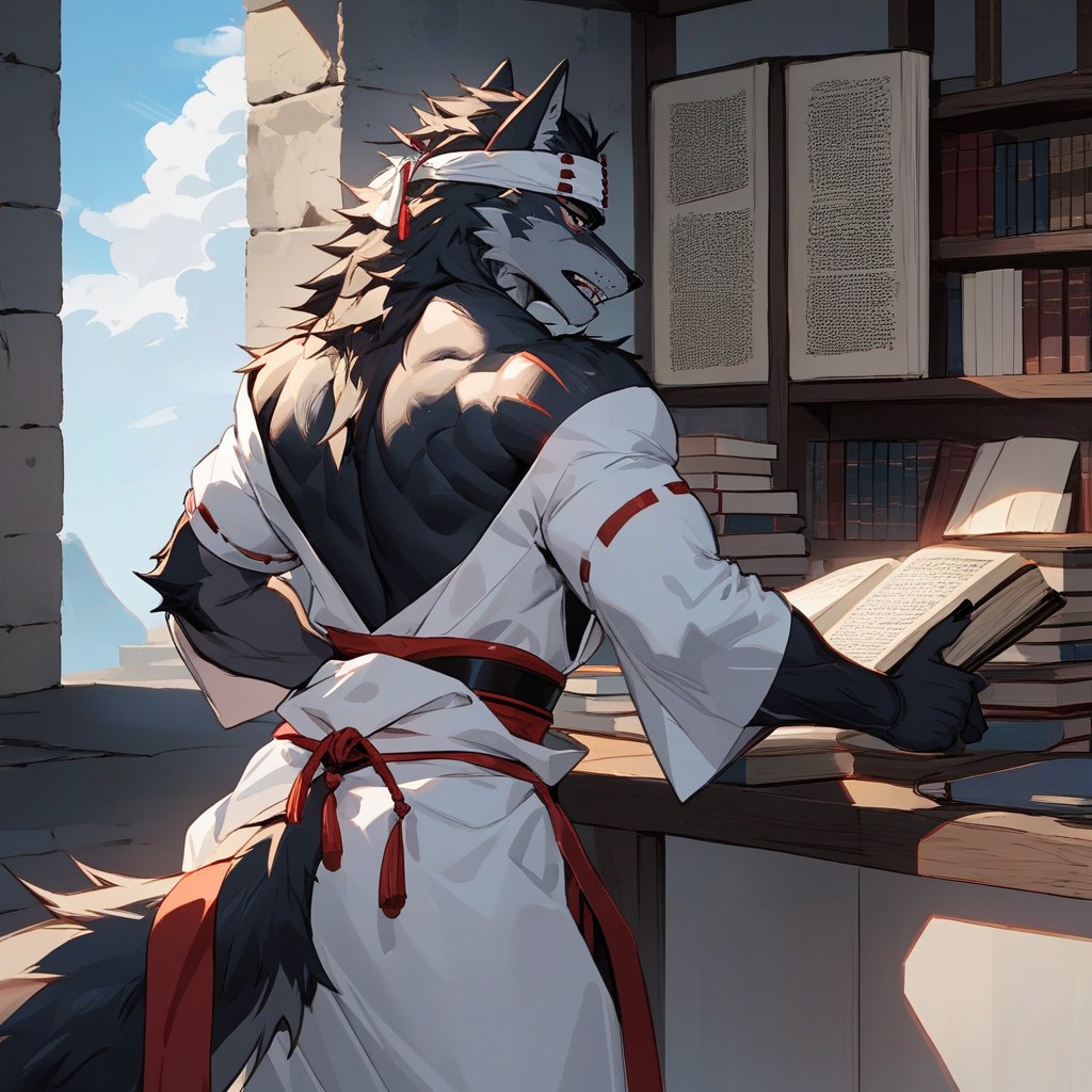Samurai, Dungeon, Samurai Furry AI Porn