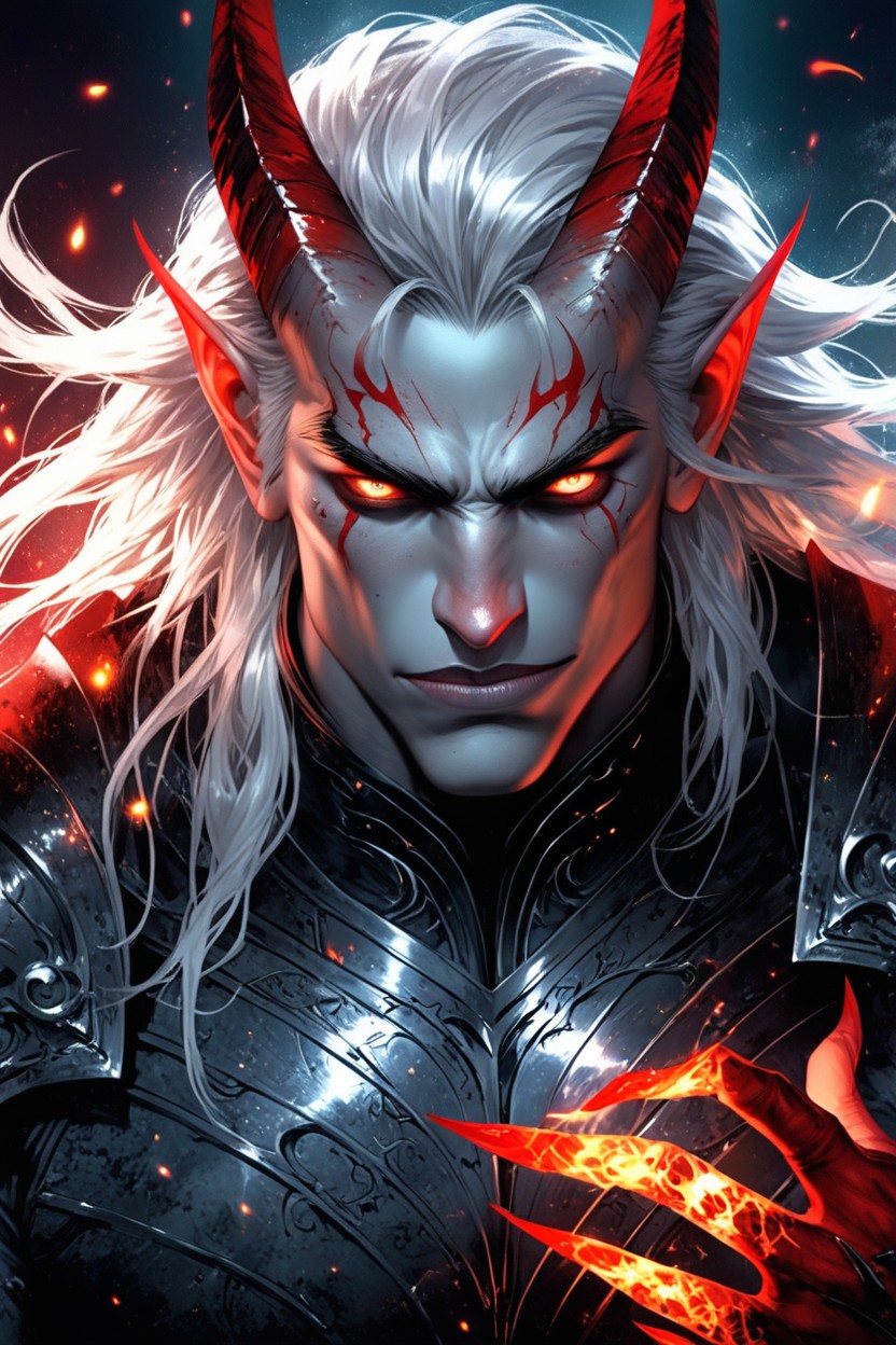 Around, 18+, A Male Zariel Tiefling Warrior Mage Hentai AI Porn