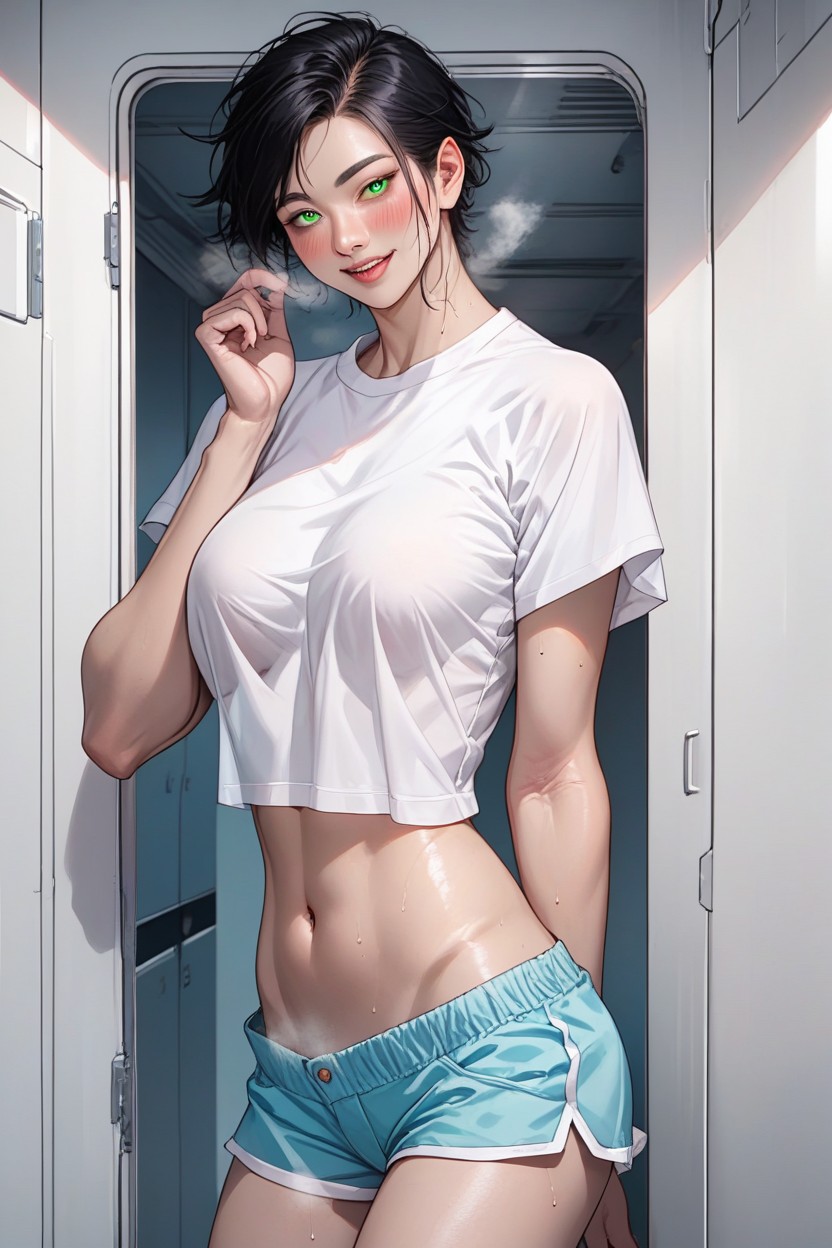 Blushing, Sexy Legs, Naked Legs Hentai AI Porn
