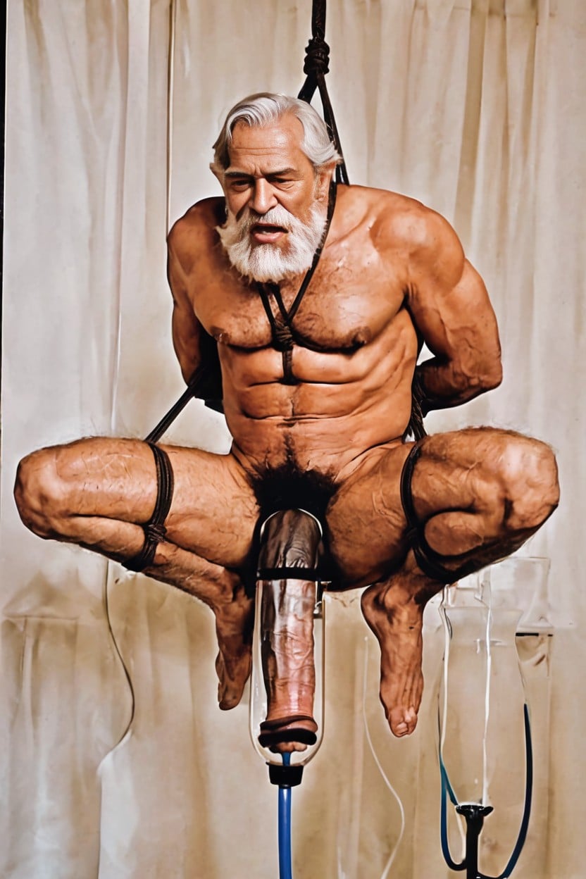 Alone In The Room, Hands Tied Behind Back, Grey Beard Porno IA Gay