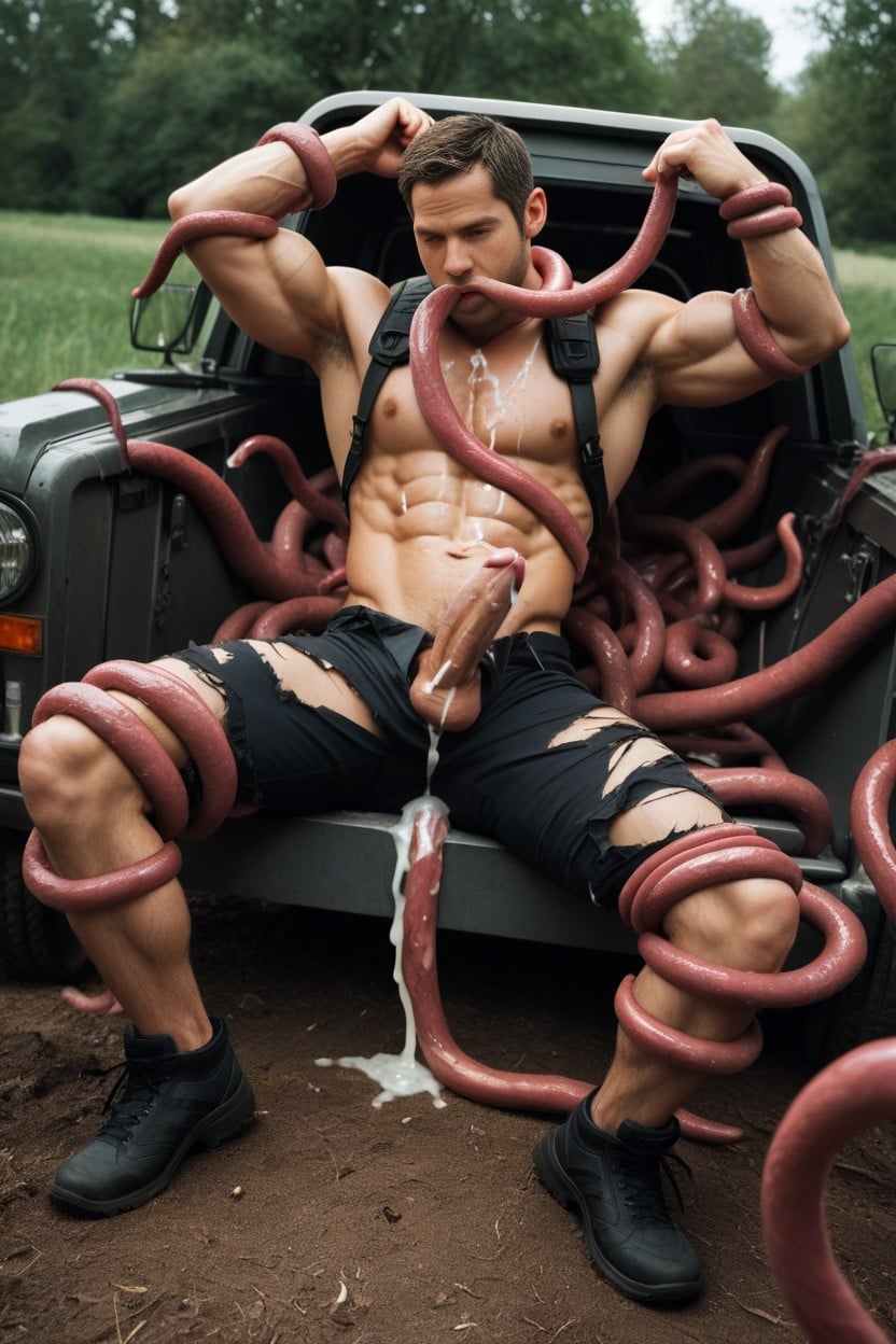 Truck, Chocking, Huge Arms Restrained With Tentacles Porno gay IA