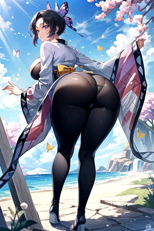 Well Shaped Breasts, Long Chest, Oiran Hentai AI Porn