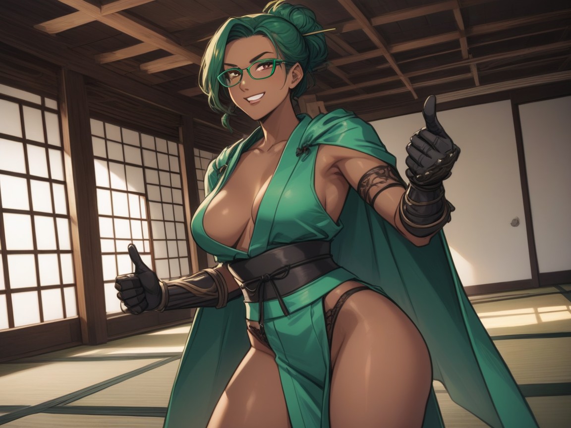 Squared Breast Width, Squared Hips, Medieval Latina AI Porn