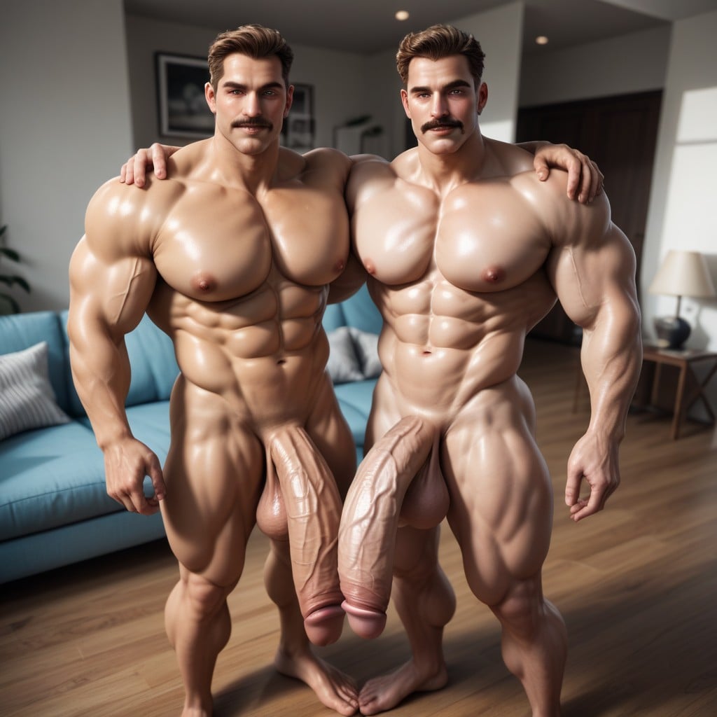 Pale Skin, Touching, Meaty Dick Porno IA Gay