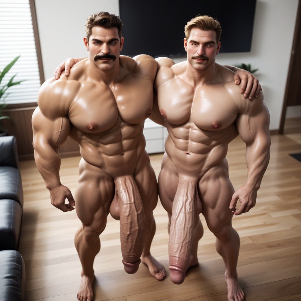 Living Room, Massive Huge Penis, Meaty Dick Porno gay IA