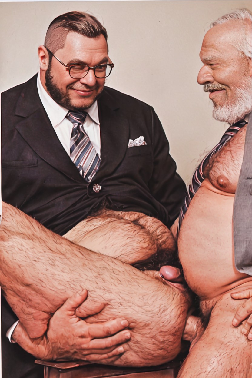 Chest Hair Align On All The Chest Area, Lay On Table, Legs Up Porno gay IA