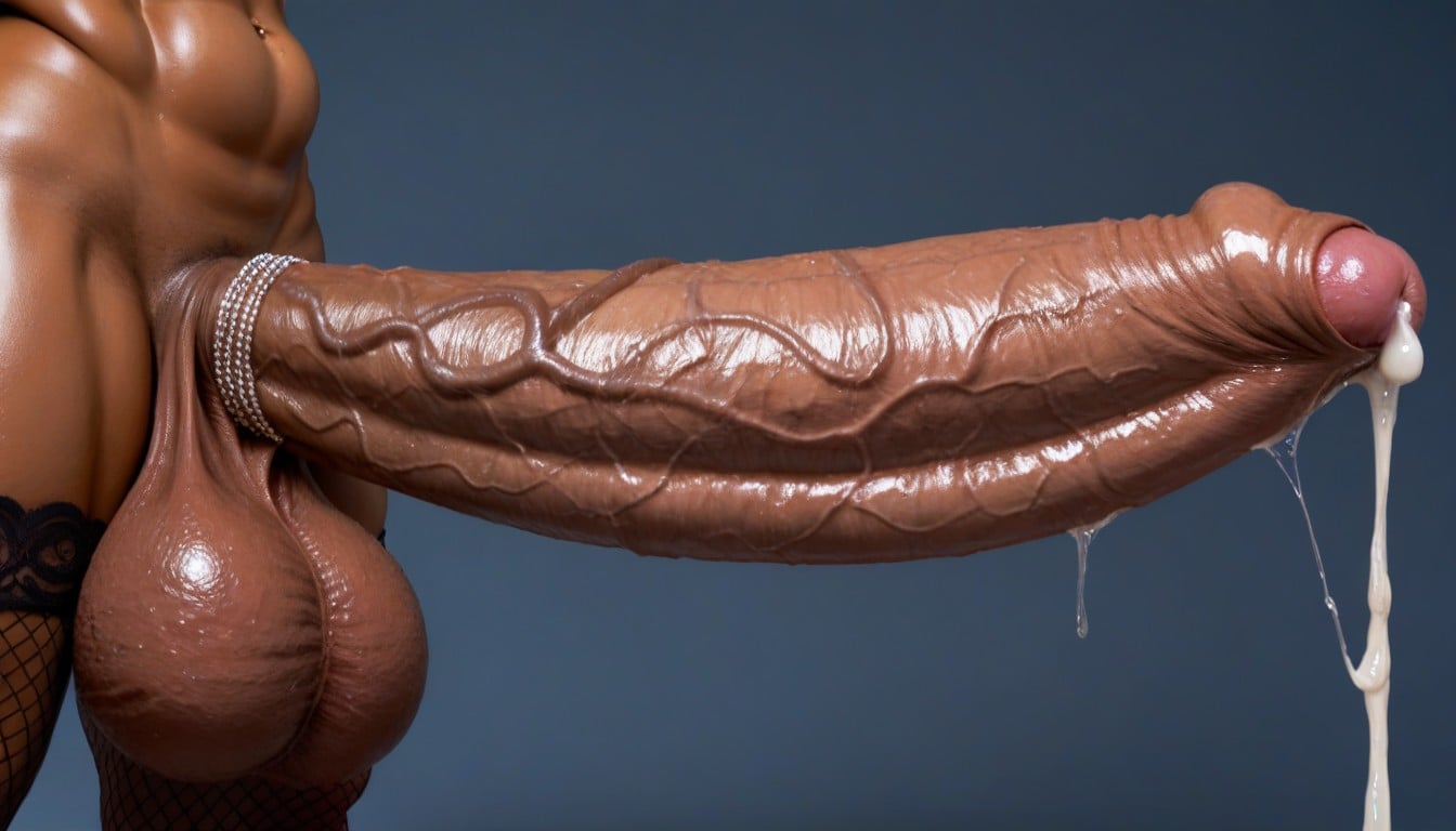 Hyper Cock Growth, Absurdly Oversized Veiny Futanari Cock, Massive Huge Monster Cock Shemale AI Porn