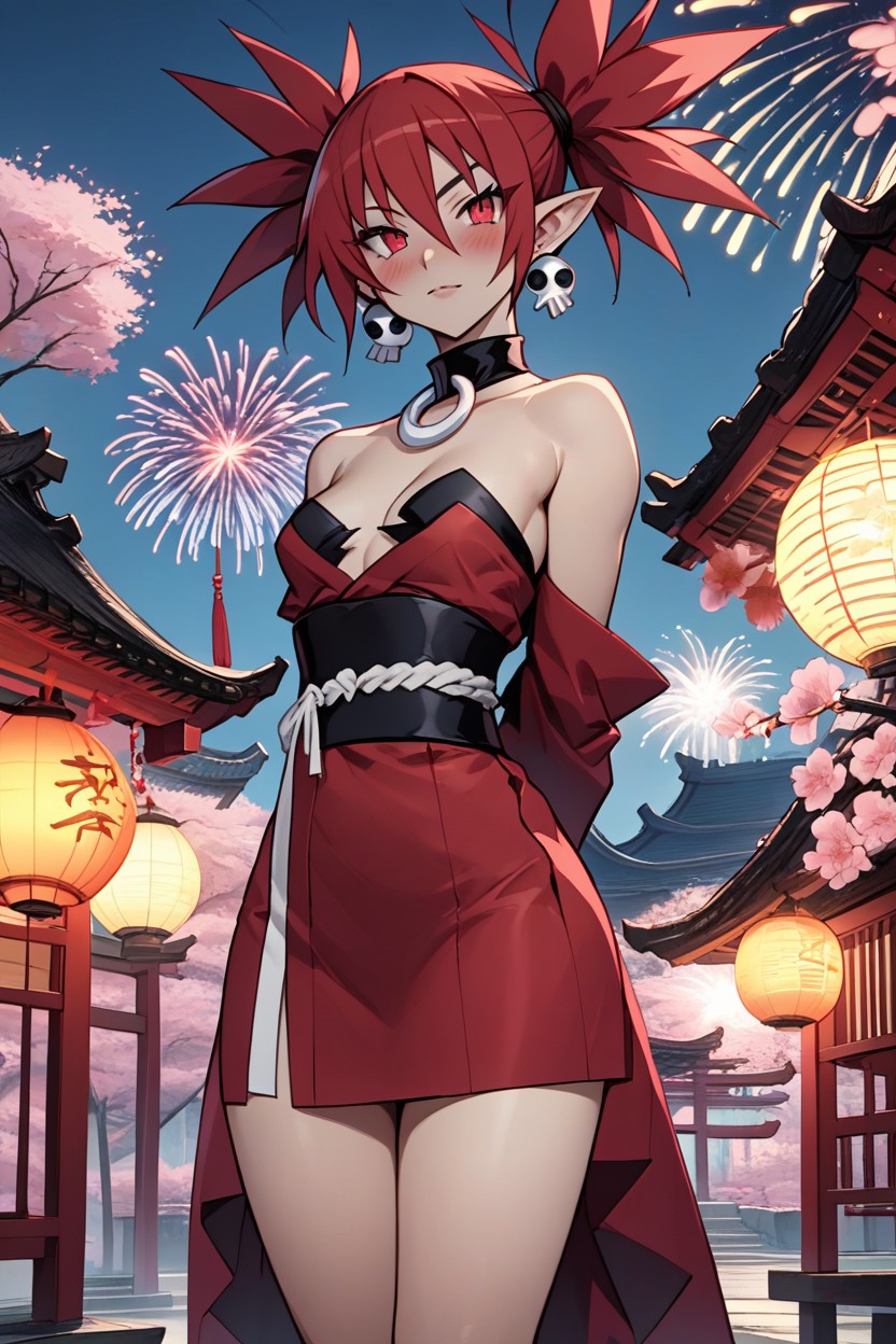 Front View, Perfect Figure, Sakura Garden Hentai AI Porn