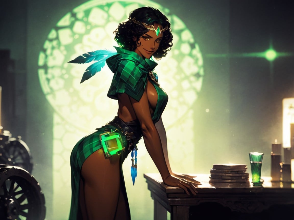 Delgada, Fantasy Setting, Floating Machine Parts Porno latina IA