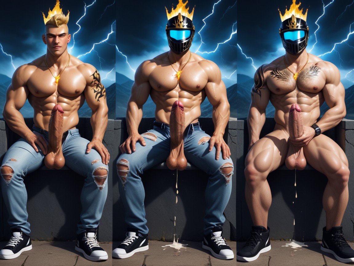 Blonde Hair, Boyish Charm, Masturbating Porno gay IA