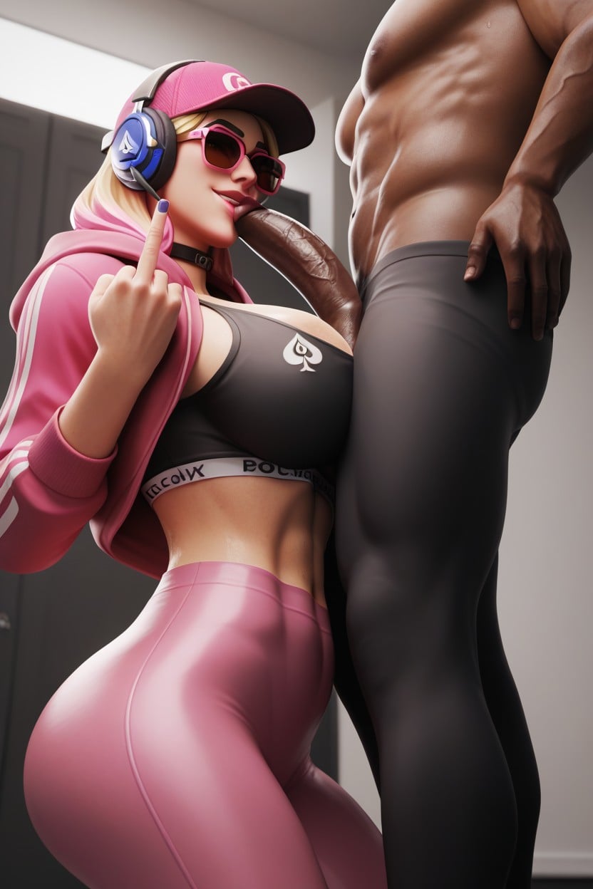 Skinny, Waist Shot, Crop Top Hoodie Hentai AI Porn