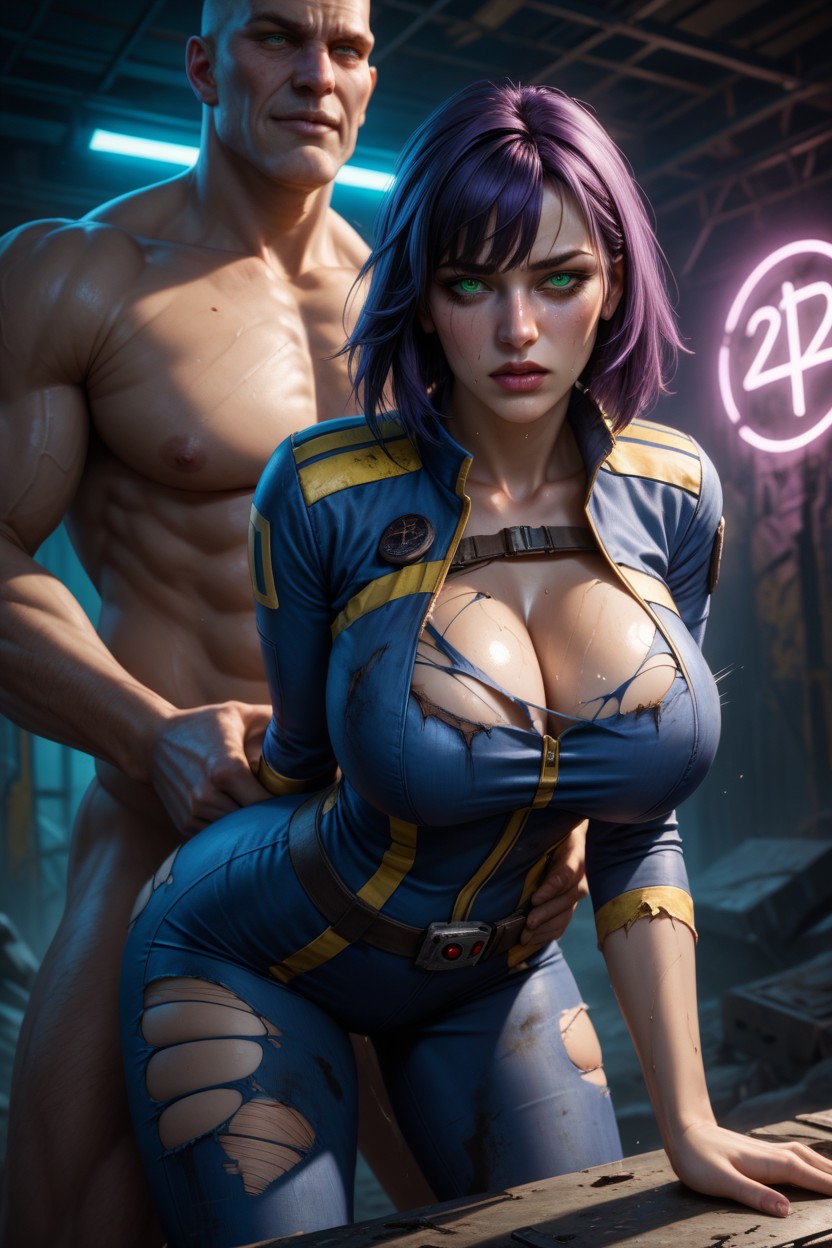Skinny, Bangs, Full Body AI Porn