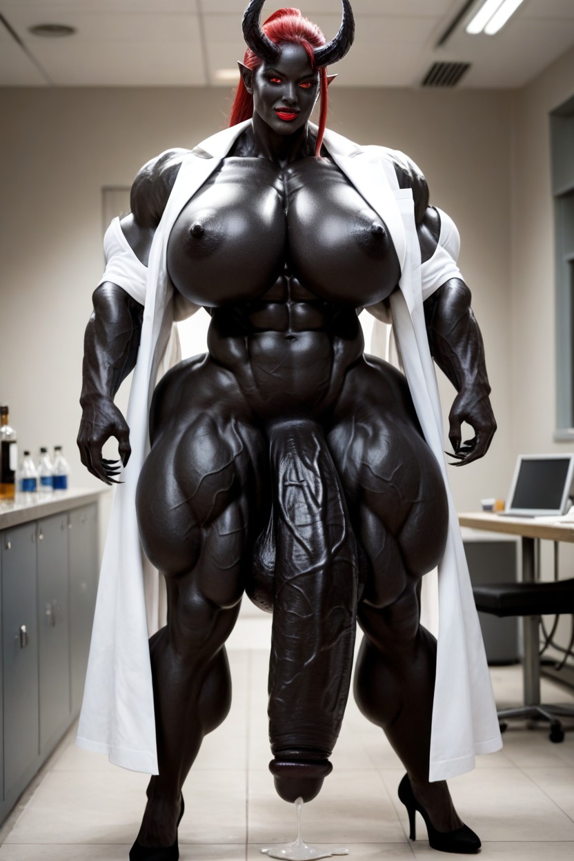 Venom Skin, Black Cock Bigger Than Body, Potion Shemale AI Porn