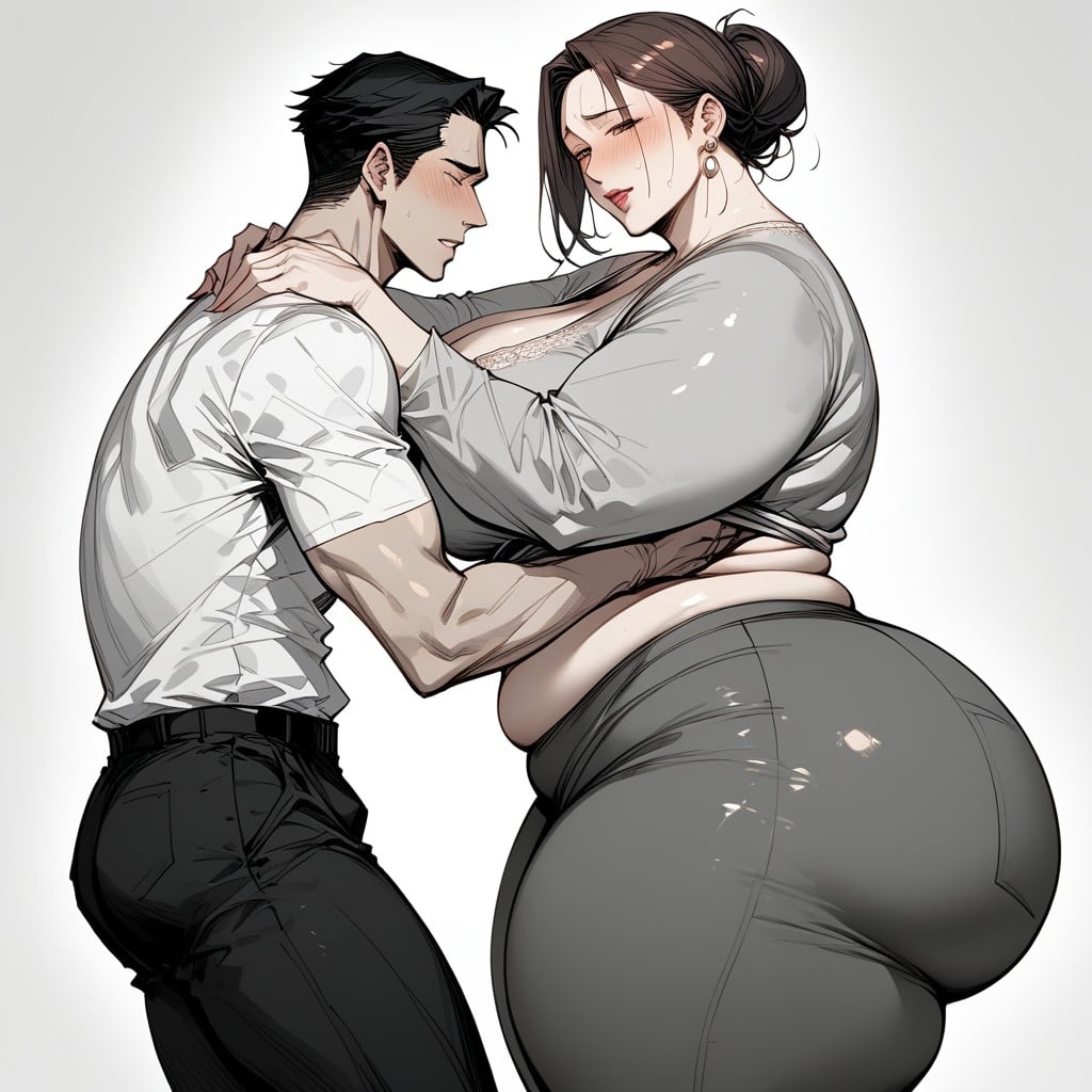 Ass Groping, Huge Butt, Groping Hentai AI Porn