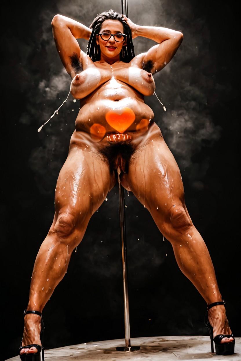 Musk, Fisheye Lens, Wet Skin MILF AI Porn