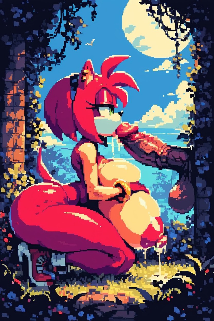 Wide Hips, Hard Shadow, Hedgehog Furry AI Porn