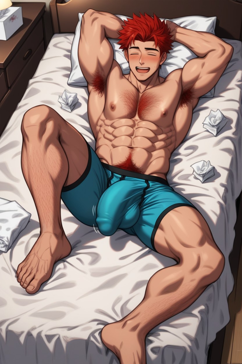 Pelo Despeinado, Hyper Leg Hair, Big Chest Porno gay IA