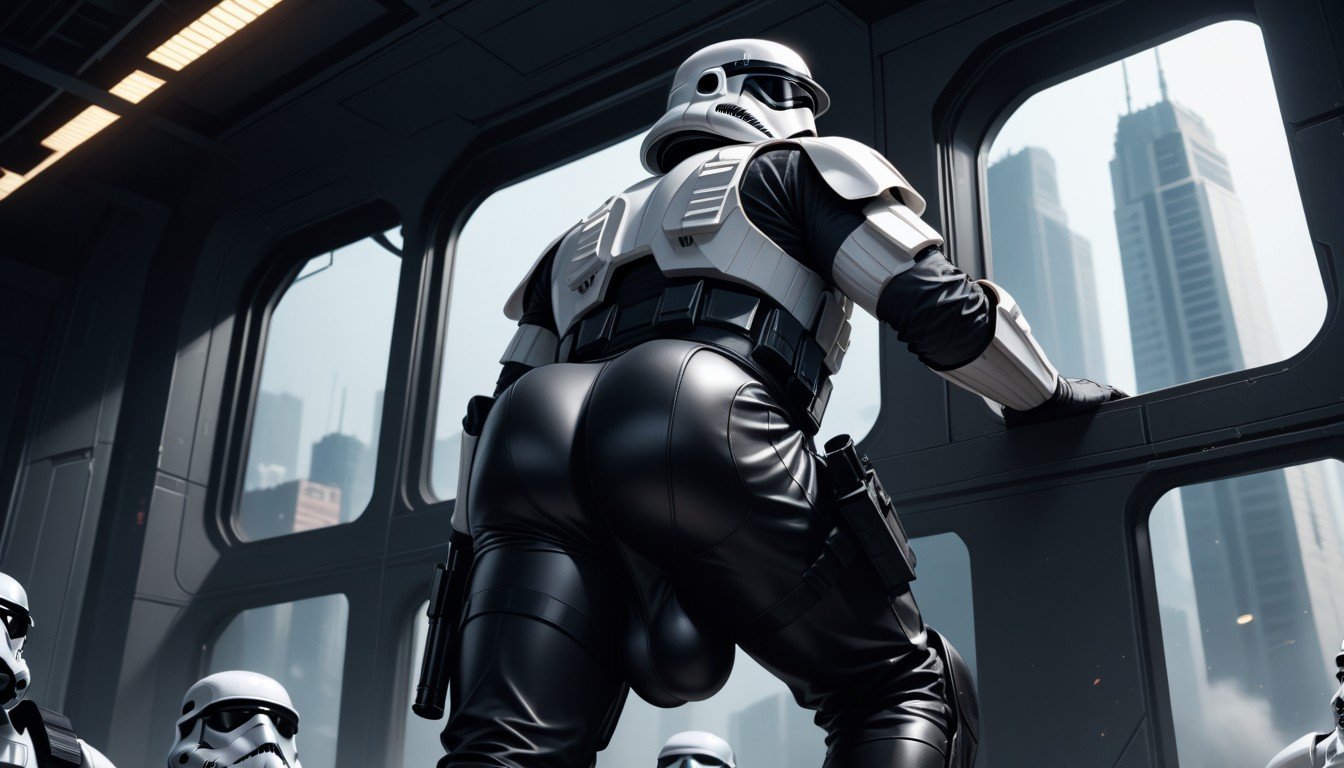 1 Person, White Armor On Legs, Pov Touching Balls AI Gay Porn