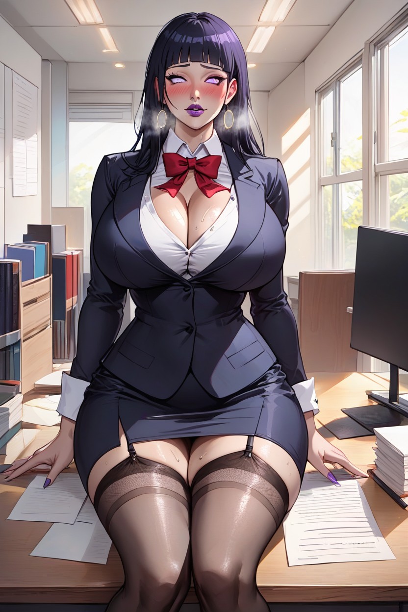 Massive Breasts, Plump Lips High Resolution, Nylon Stockings Hentai AI Porn