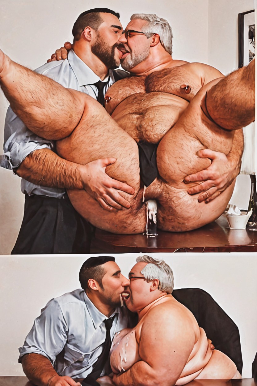 Ass Hole Visible, Hairy Body, Chest Part Is Fully Covered By Body Hair Porno gay IA