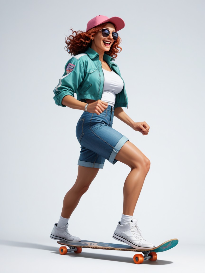 Happy, Wearing Aviator Sunglasses, Grinning AI Porn