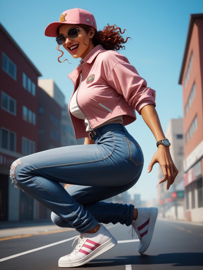 ’s Woman, 20+, Side View AI Porn