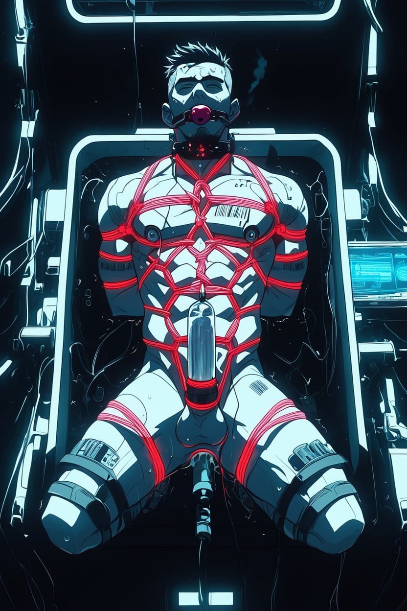 Industrial Pipes, Cosmic Ropes, Cosmic Collar Porno gay IA