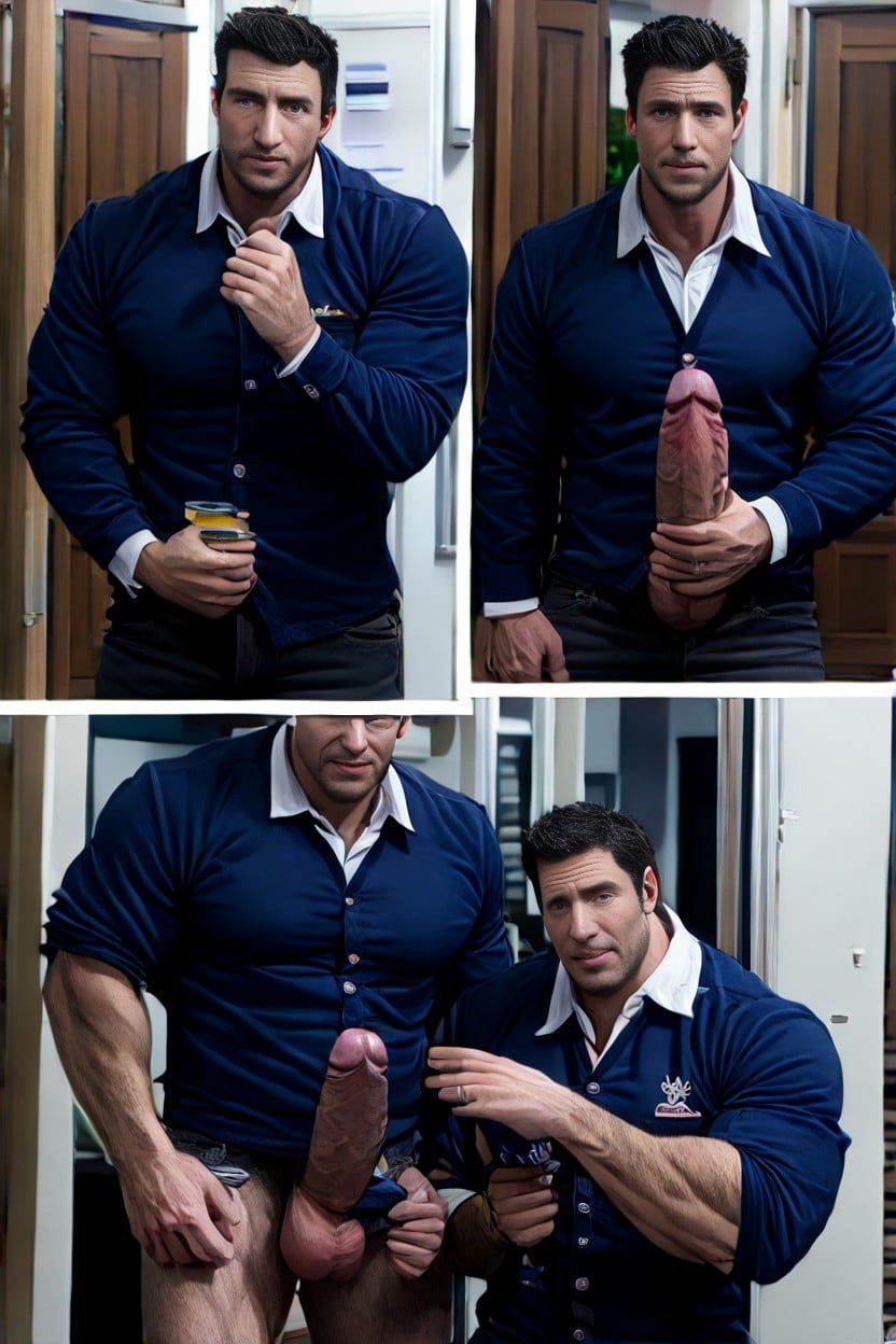 Show Off, Sitting On Bench, Spy Porno IA Gay