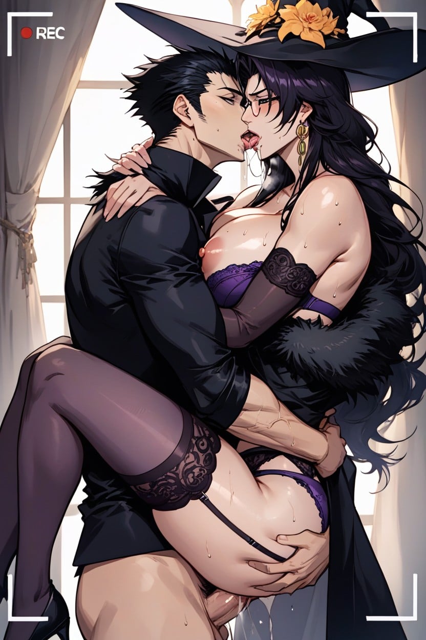 Balalaika From Black Lagoon, Confident And Charming Expression, Sexy Breath Hentai AI Porn