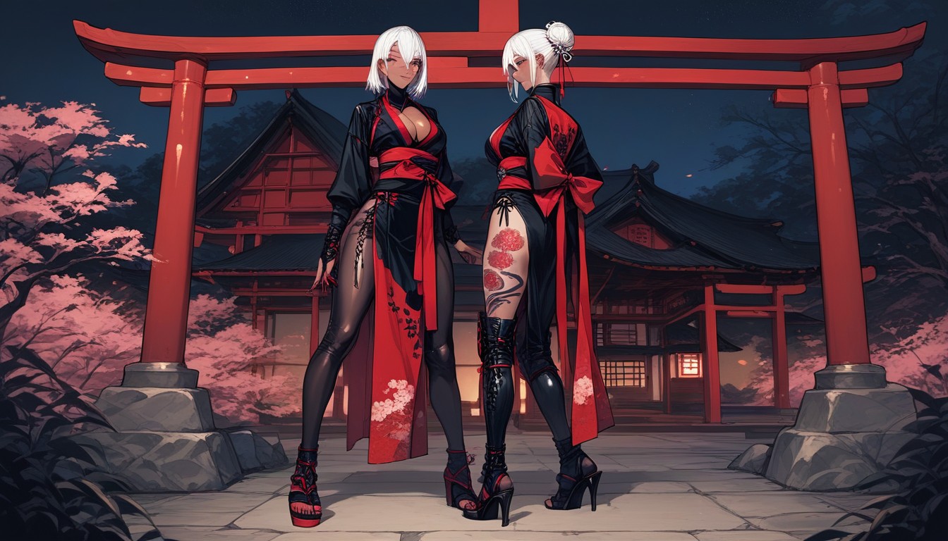 High Bun, Snatched Waist, Ninja Hentai AI Porn