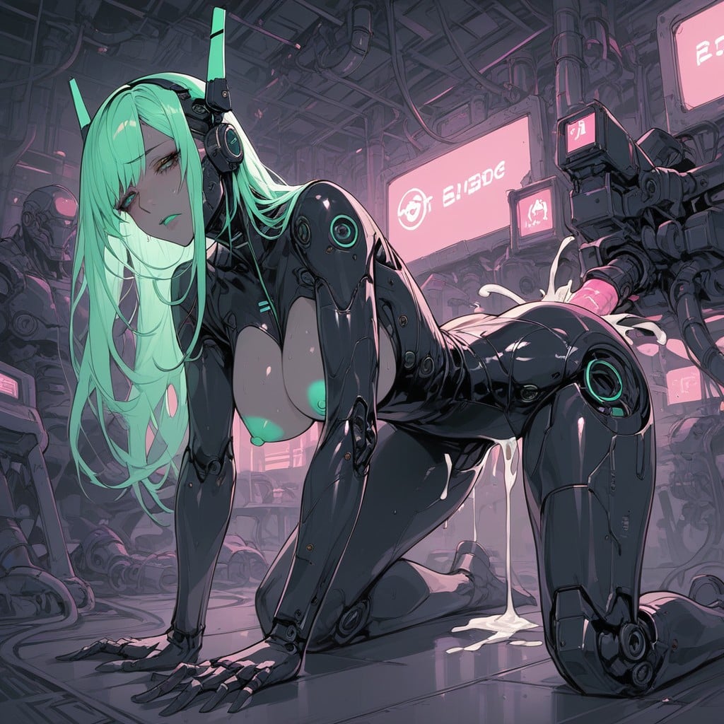 Cyborg, Tin Robot, Orgasm Hentai AI Porn