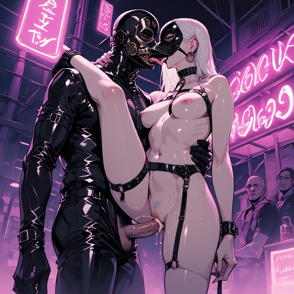 Cunnilingus, Topless, Tall Man Hentai AI Porn