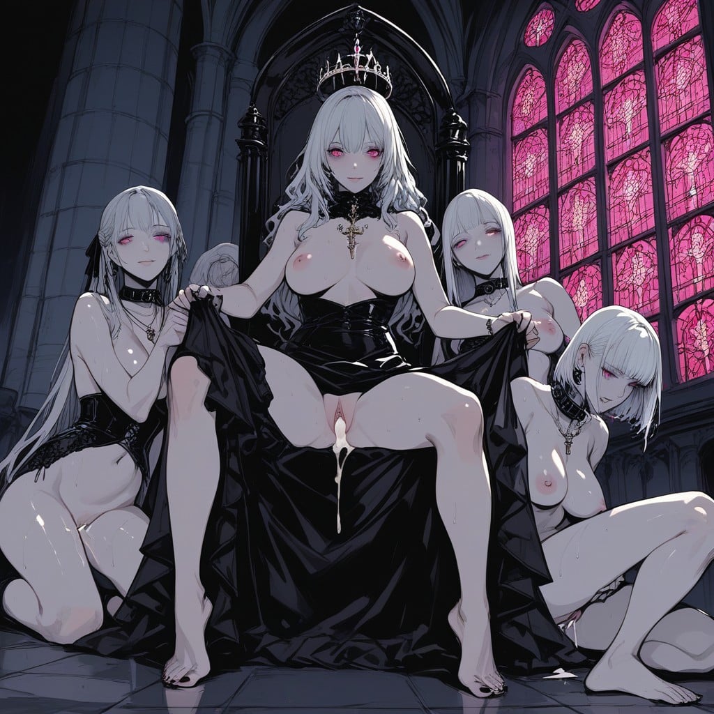 Dark, Purple Light, Medium Hentai AI Porn