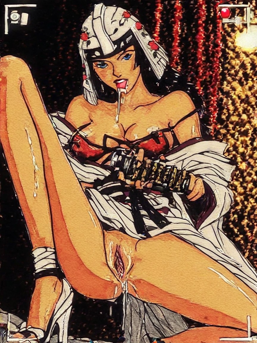 Samurai Sword, Samurai Helmet, Samurai AI Porn