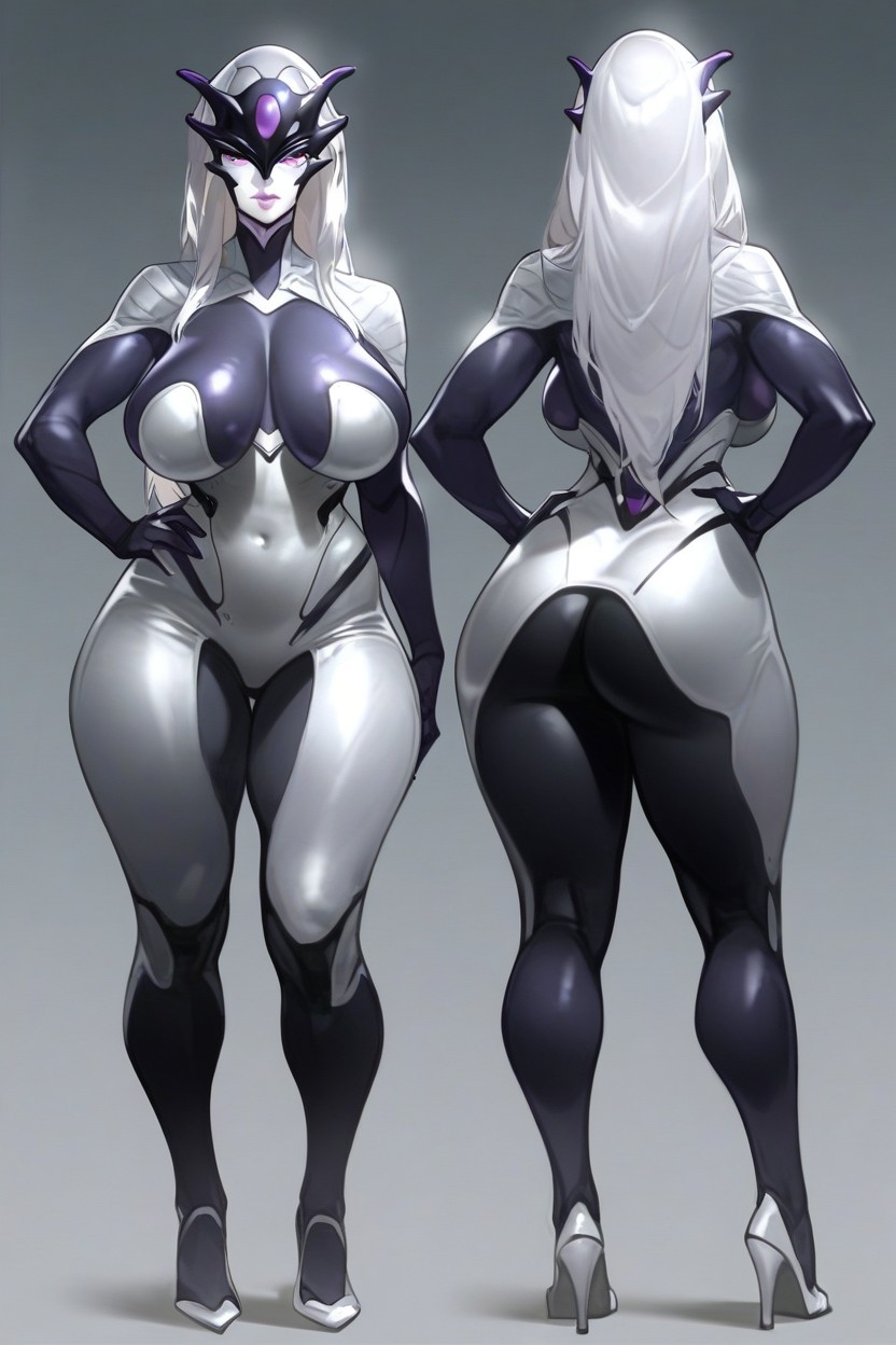 Standing, Rounded Breast, 18+ AI Porn
