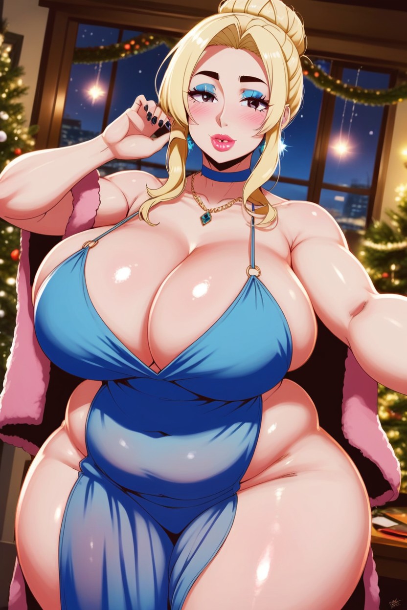 Upper Boob, Ultra Detailed, Model BBW AI Porn