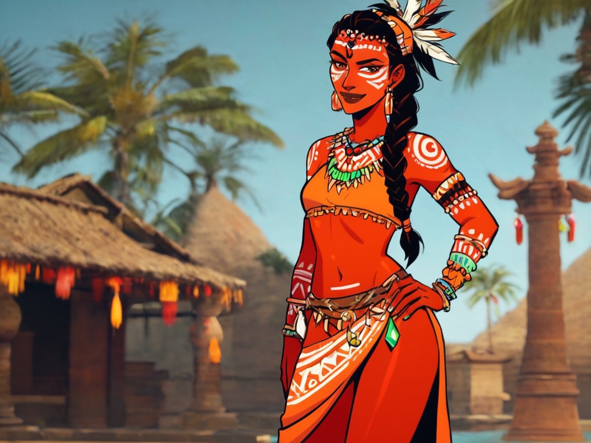 Round Ass, 18+, Proud Smug Face Latina AI Porn
