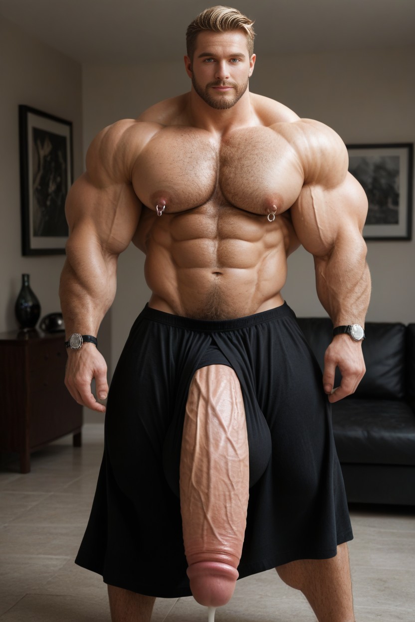 Hyper Cock Bulge, Scandinavian, Massive Cock AI Gay Porn
