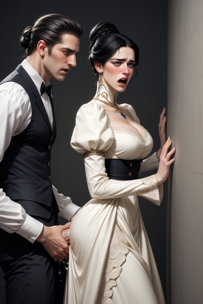 Skinny, 18+, Edwardian Homestead AI Porn