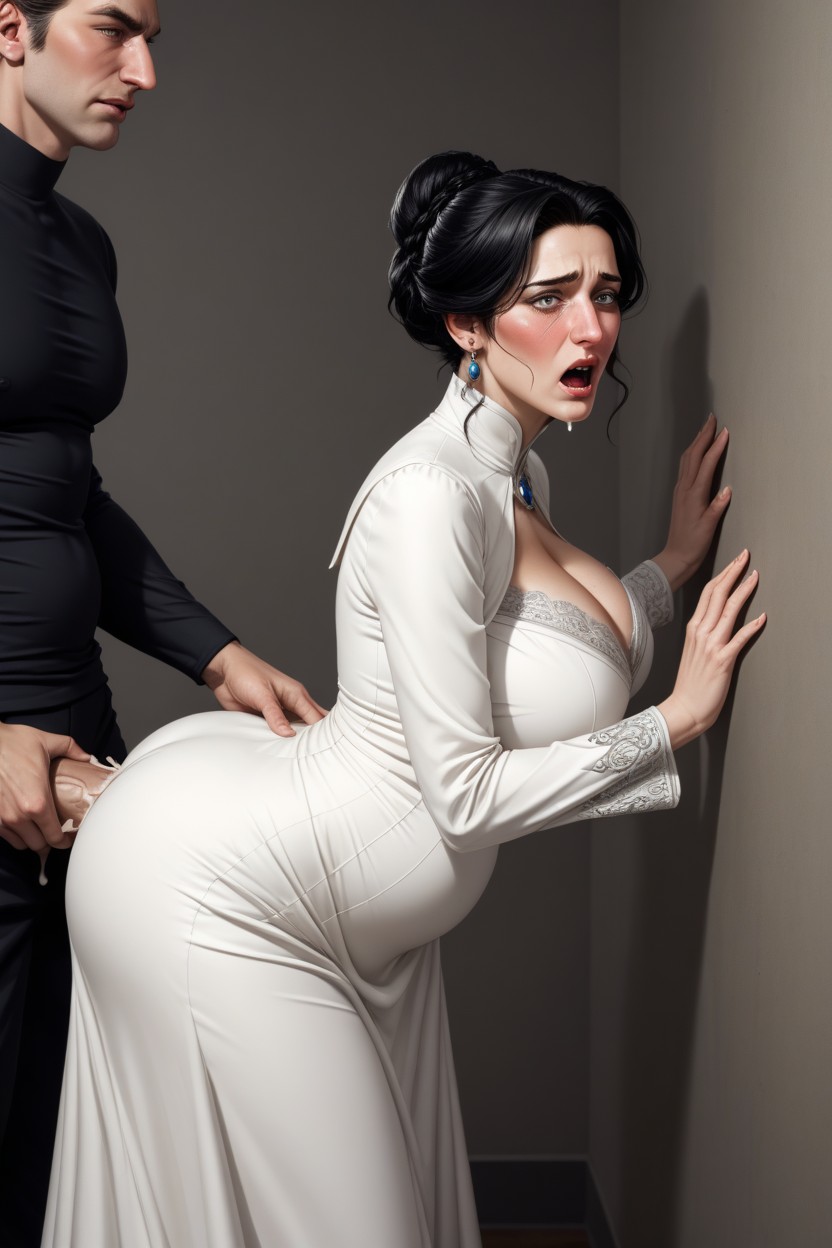 Arab, Shocked, Black Hair AI Porn