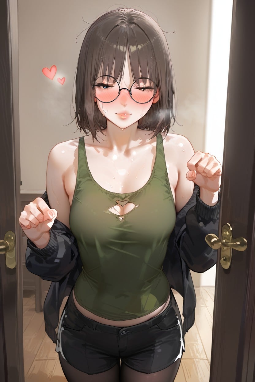 Cute, Jewelry, Plump Lips Hentai AI Porn