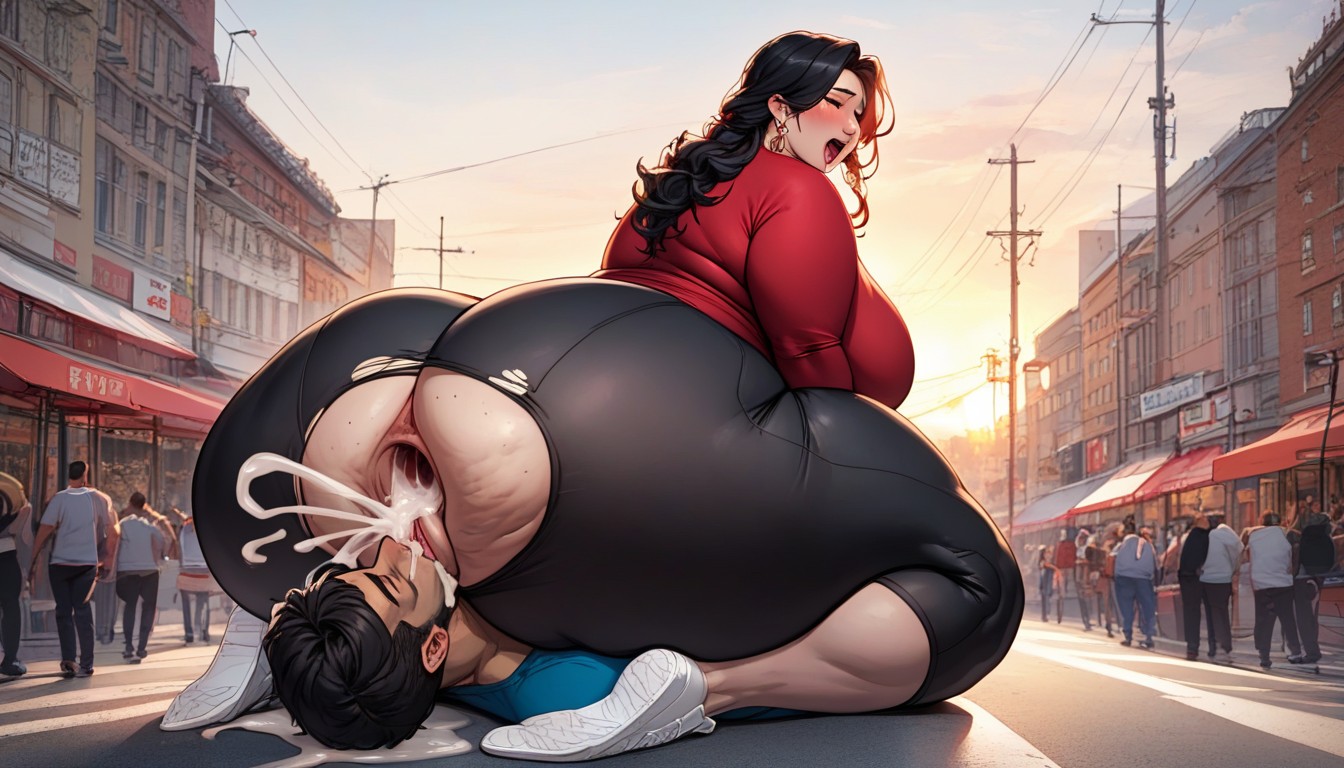 Giant Oversized Pussy, Milf, Face Sitting BBW AI Porn