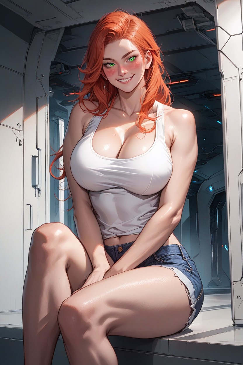 Perfect Anatomy, Excited, Cleavage Hentai AI Porn