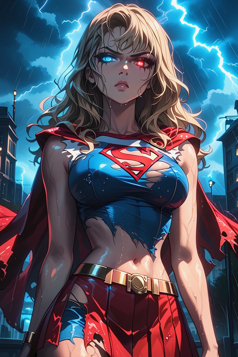 Long Eyelashes, Wide Angle, Storm Hentai AI Porn