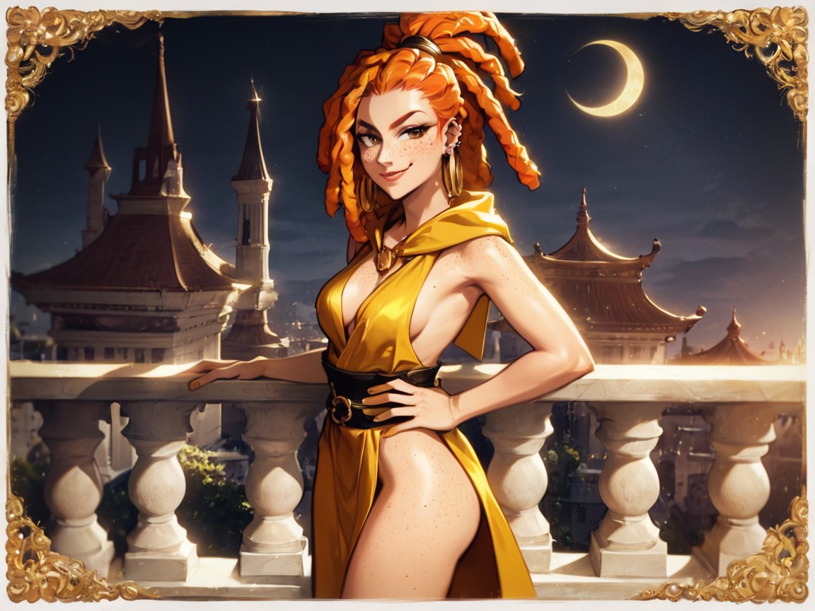 Ancient City Architecture, Rounded Torso, Rounded Shoulders Porno latina IA