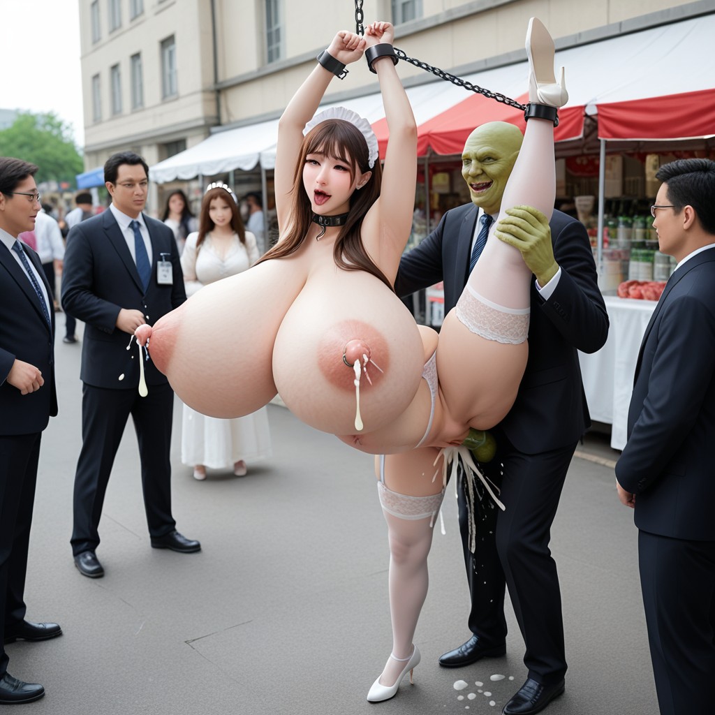 Extremely Oversize Breast Expansion, Extremely Lactating Nipples, Expansion Mammaire Porno IA Asiatique