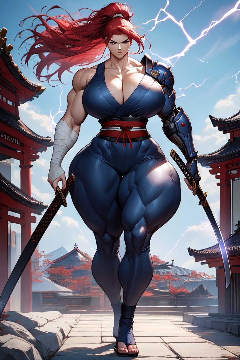 Katana, Armor, 18+ AI Porn